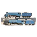 2 Wrenn tender locomotives. A Class A4 4-6-2 LNER Tender Locomotive Sir Nigel Gresley 7 (W2212) in