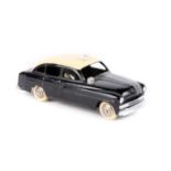 French Dinky Ford Vedette TAXI 24XT. In gloss black with cream roof, meter to wing and TAXI sign