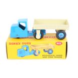 Dinky Toys Mechanical Horse & Open Wagon 415. A late example with mid blue horse with a cream