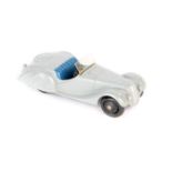 Dinky Toys Frazer Nash BMW Sport 38a. In light grey with mid blue seats, open steering wheels,