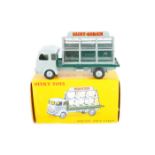 French Dinky Toys Miroitier Simca Cargo 33C. In light grey and dark green ‘Saint-Gobain Miroitier’