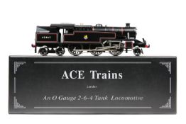 Ace Trains O Gauge Tank Locomotive. A 3 rail electric British Railways Stanier 2-6-4, 42465 in lined
