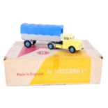 Dinky Toys Commer Convertible Articulated Truck 424. Cab and chassis in primrose yellow, silver grey