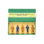 Dinky Toys ‘Miniature Figures For Model Railways – Gauge ‘O’. No.4 Engineering Staff (5 pieces). 2