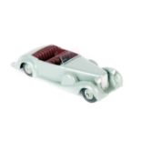 Dinky Toys Lagonda Sports Coupe 38c. Grey body, maroon seats and tonneau, screen, open steering