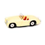 Corgi Toys Austin Healey 100-4. 300. An example in cream with red interior and dished spun wheels.