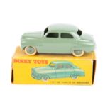 French Dinky Toys Simca 9 ‘Aronde’ 24U. First type with olive green body and olive green ridged