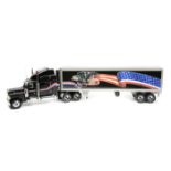 Franklin Mint Peterbilt Articulated Truck. A 1/24 scale model depicting a typical North American