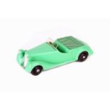 Dinky Toys Sunbeam Talbot Sports 38b. In light green with light green seats and dark green