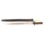 A 1907 SMLE bayonet, by EFD, dated “1-15”, the pommel regimentally marked “3 H.L.I” (Highland