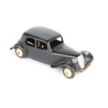 French Dinky Toys Citroen 11BL saloon 24N. Early example with ‘moustache’ tinplate front bumper, 2nd