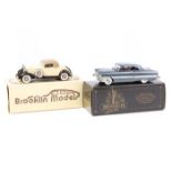 2 Brooklin Models. 1932 Packard Light 8 Coupe (BRK6) in cream and dark brown with a light brown roof