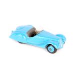 Dinky Toys Frazer Nash BMW Sport 38a. In mid blue with grey seats, screen, open steering wheel,