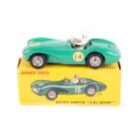 French Dinky Toys Aston Martin DB3 Sport 506. In dark green with RN14 to bonnet and sides, racing