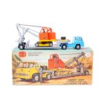 Corgi Major Toys Machinery Carrier with Bedford tractor unit and Priestman ‘Cub’ Shovel. Gift Set