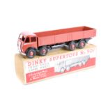 Dinky Supertoys Foden DG Diesel 8-Wheel Wagon 501. An early example in gloss chocolate brown with