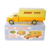 Dinky Supertoys Bedford Pallet Jekta Van (with windows) (930). In orange and yellow ‘DINKY TOYS’