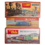 3 Tri-ang, Tri-ang-Hornby Train Sets. Freightliner R645 comprising a BR class 35 Hymec diesel