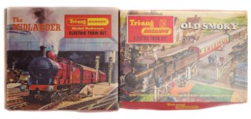 2 Tri-ang/Tri-ang Hornby Train Sets. ‘Old Smoky’ RS61 comprising a BR ‘grimy’ black 0-6-0 tender