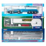 3 Corgi articulated modern trucks. Renault Premium Curtainside WM Armstrong (Longtown) Ltd