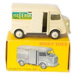 French Dinky Citroen 1200 Kg Camionnette H van (25CG). In cream C.H.Gervais livery, with cream