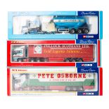 3 Corgi articulated modern trucks. Scania T-Cab Felbinder Tanker – Ian Hayes Transport CC12801. 2x