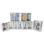 30 The Classic Marvel Figurine Collection boxed figures. Black Widow, Crystal, Blade, Man-Thing,