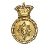 An Other Rank’s 1816 (Regency) pattern brass shako badge of the Coldstream Guards, applied Star of