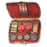 Miniature medals: a contemporary group worn by Lt. Colonel Sir William Gordon, Bt, 17th Lancers