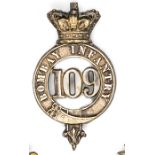 A similar glengarry of The 109th (Bombay Infantry) Regt (587). GC (later silver plated) Plate 1