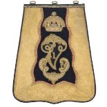 A Victorian officer’s full dress embroidered sabretache of the Royal Gloucestershire Hussars, c