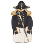 An officer’s full dress uniform, with sword, of a Lieutenant, Royal Naval Reserve c 1910,