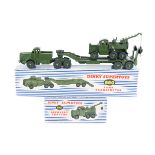 2 Dinky Supertoys Military Vehicles. Antar Tank Transporter (660) Plus a Scammell Recovery