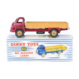 Dinky Toys Big Bedford Lorry (922). An example in maroon and fawn with fawn wheels and black
