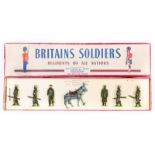 Britains Royal Indian Army Service Corps set No.1893. Comprising British Officer with baton and