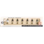 Britains Italian ‘The Bersaglieri’ set No.9163. 7 figures - soldiers marching, with rifles at the