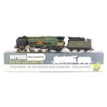 Wrenn Railways BR rebuilt Bulleid Pacific 4-6-2 tender locomotive W2235. Barnstaple 34005 in lined