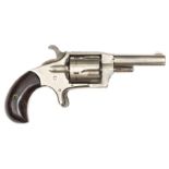 A 5 shot .32” RF Hopkins & Allen “Ranger No 2” SA revolver, number 7943, 5¼” overall, round barrel