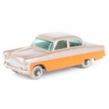 Matchbox Series Ford Zephyr No.33. An example in metallic mauve with orange lower panels, green