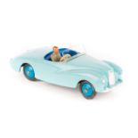 Dinky Toys Sunbeam Alpine (101). In light blue with dark blue seats and wheels. Complete with