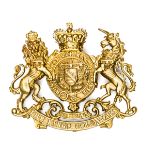 A good Vic OR’s 1st pattern headdress badge of the King’s Colonials, crowned R Arms with