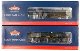 2 Bachmann OO gauge locomotives. BR Lord Nelson class 4-6-0 tender locomotive ‘Sit John Hawkins’,