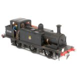 A metal/brass kit built O gauge electric Stroudley class E1 0-6-0 tank locomotive. In all over