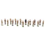 Britains British Band of the Line No.1290. 17 figures marching in khaki active service order, with