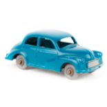 Matchbox Series Morris Minor 1000 No.46. An example in blue with grey plastic wheels. VGC very minor