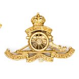 An OR’s GM cap badge of the Singapore Volunteer Artillery VGC. Plate 5