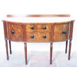 A 19th Century mahogany sideboard. L148cm