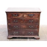 A Georgian mahogany chest of drawers. W99cm D48cm H90cm