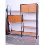 A quantity of Ladderax shelving.