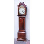 A Georgian mahogany 8 day long case clock by Smiths & Sons Walton on Trent. H228cm